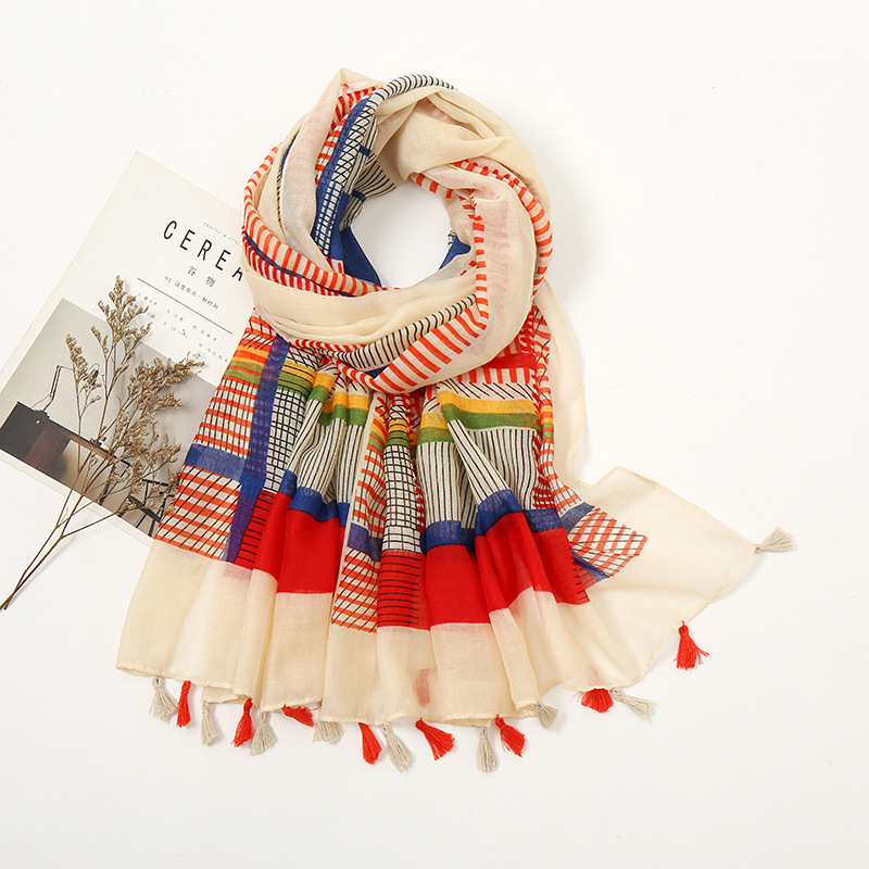 K1874 Women's Chiffon Pleated Sun Scarf Shawl Wrap Lightweight Breathable UV Protection Long Sleeve