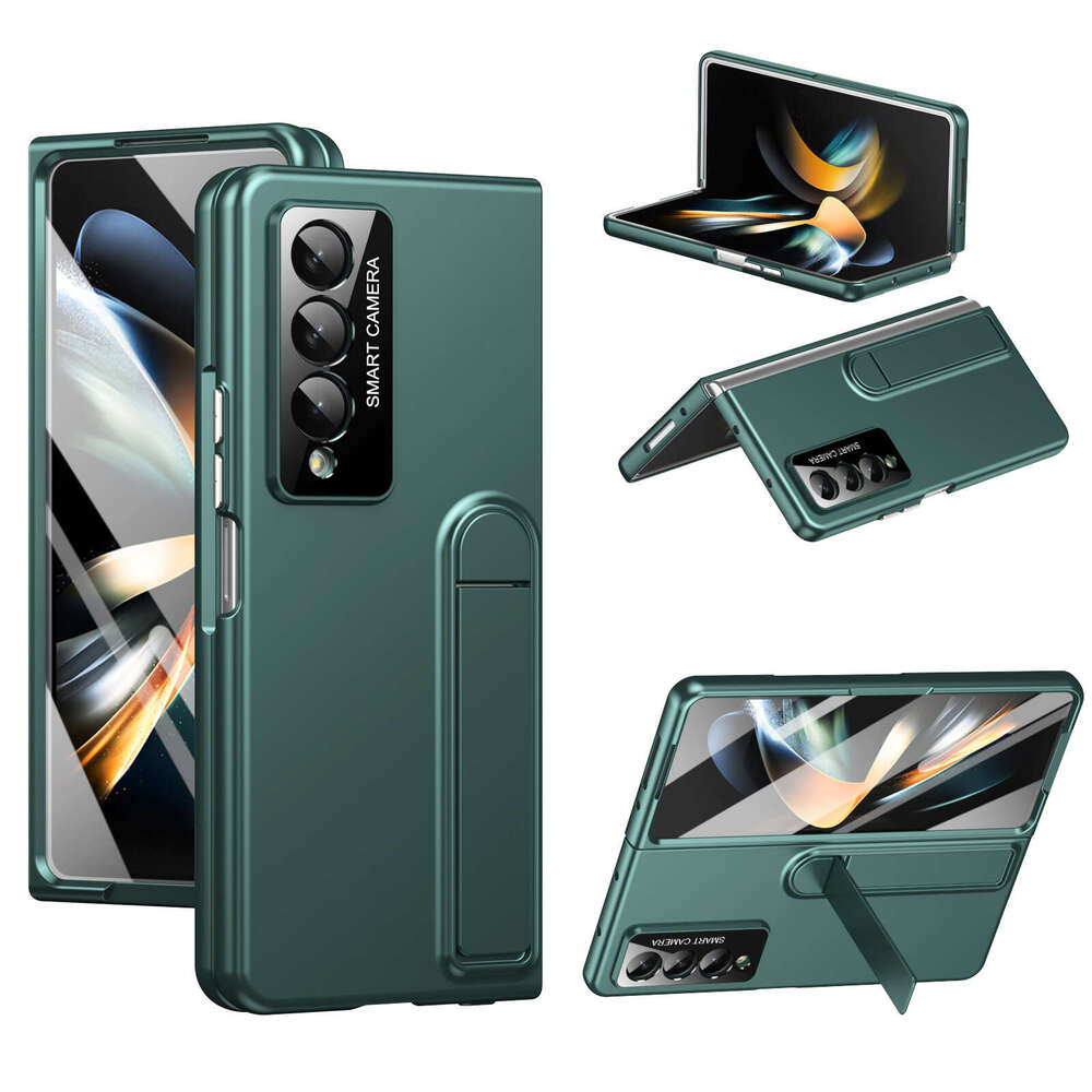 Compatible with Samsung Z Fold 6 Phone FOLD 4 Gold Edition Foldable Screen Stand 2-in-1 Full Coverage Anti-drop Protective Case