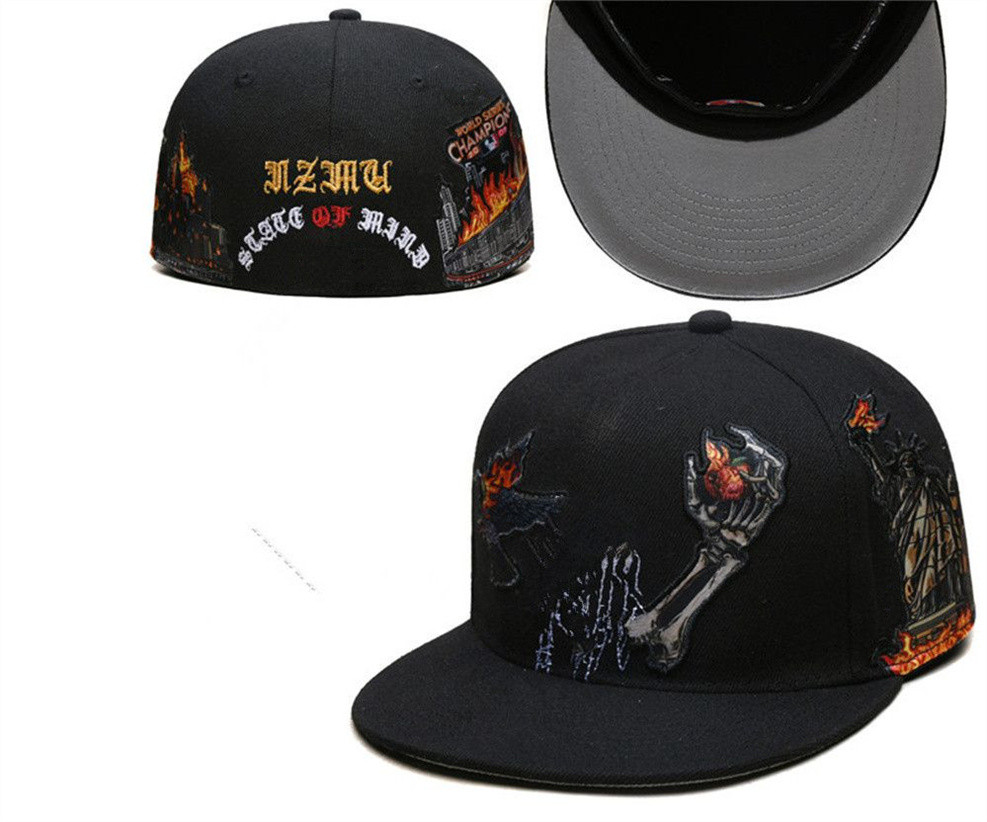 New Fitted Designer Size Baseball Football Flat Casual Caps Letter Embroidery Cotton All Teams Sport World Patched Full Closed men women Hats Mix Order Size 7-75/8 Q-8