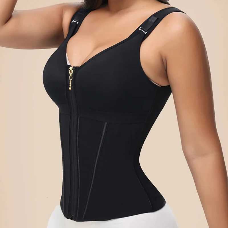 Women Girdles Belt Waist High Compression Corset Shapewear Double Compression Vest Bra Waist W250910