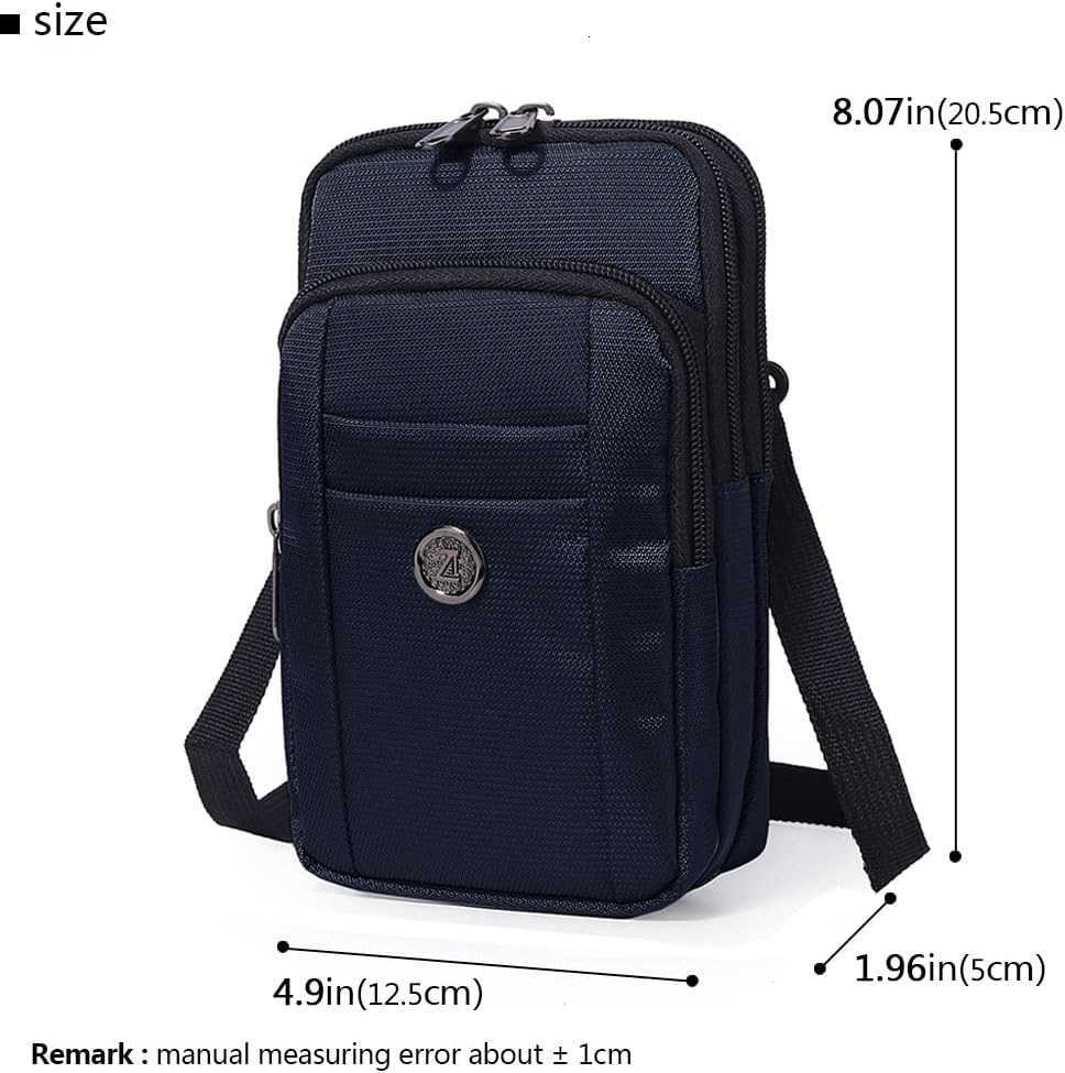 Oxford Fabric Multifunction Smart Phone Bag Case One Shoulder Waist Bag Diagonal Outdoor Cross Bag Z250910