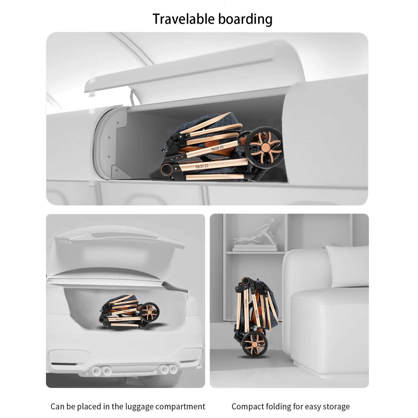 Baby stroller baby newborn items poussette bebe 3 en 1 baby accessories baby cart baby carriage Light stroller for bab W250910