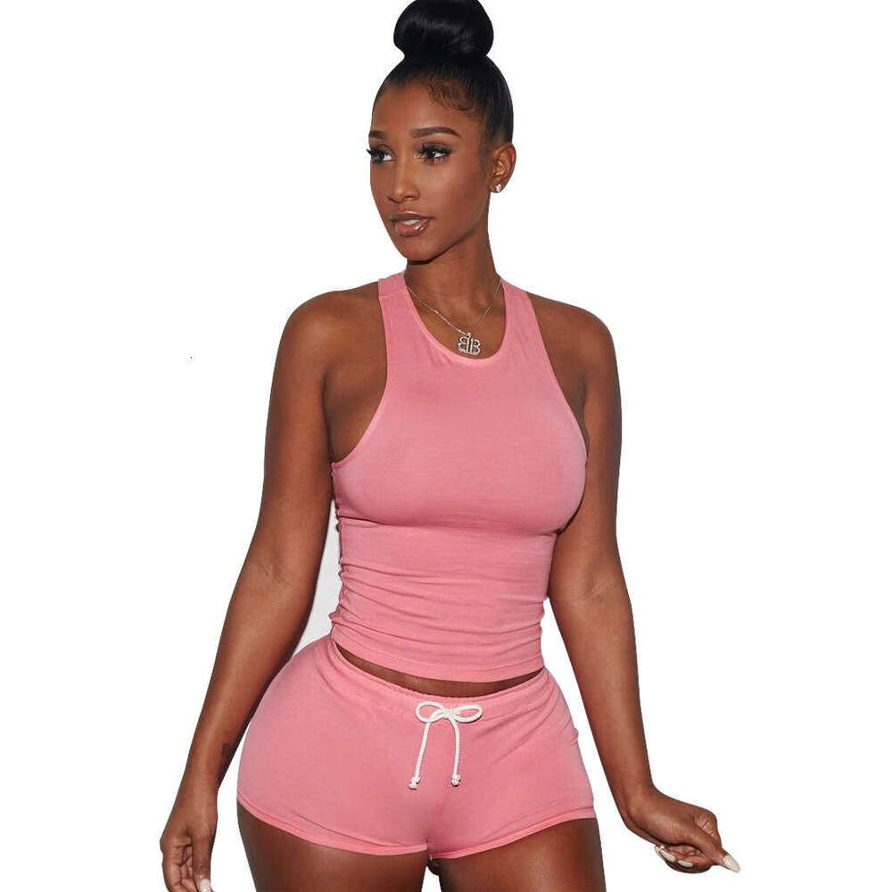 3147 European American Plus Size Women's Street Breathable Sweat Absorbing Sports Pants Set Two-Piece Cotton 2025 New Style Chic and Elegant Clot