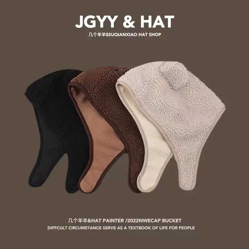 1pc Unisex Bear Ear Warm Earmuffs Beanise Hat AutumnWinter Outdoor Travel Cycling Knitted Thick Fluffy Warm Protector CXJ250910