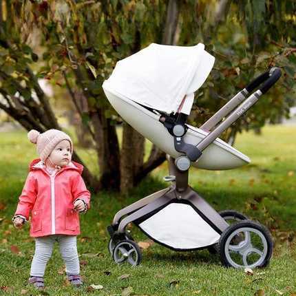 Hotmom stroller High landscape can sit and lie down Folding lightweight British twoway baby stroller Adapt to 04 years old W250910