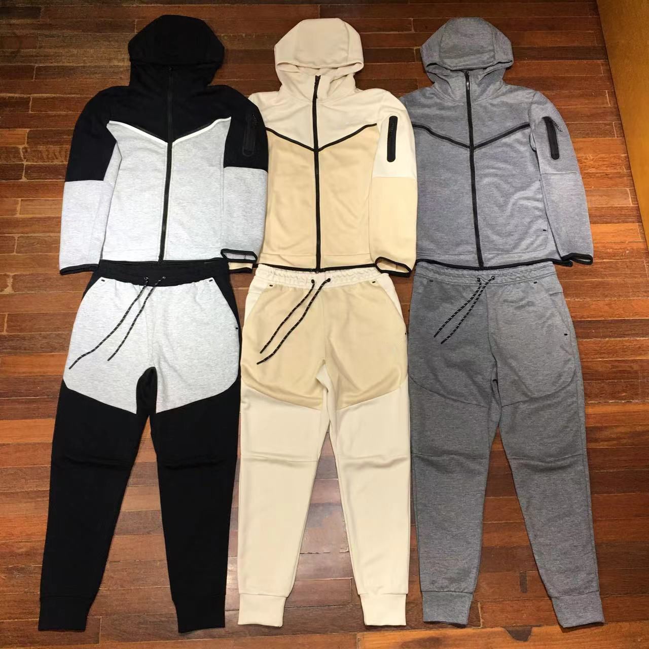 niki tech tech fleece hoodie men woman tech fleece pant tracksuit men sports pants jogger trousers Track Suits Bottoms Techfleece Outerwear Sports Hoodies