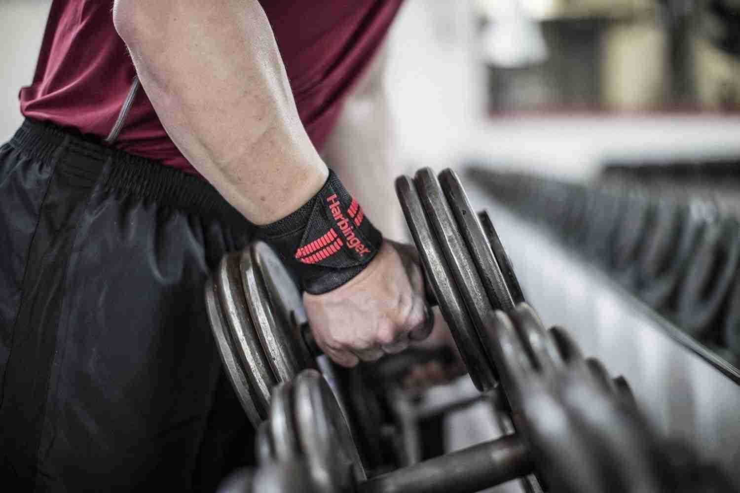 Red Line 18Inch Weightlifting Wrist Wraps for Men and Women Pair W250910
