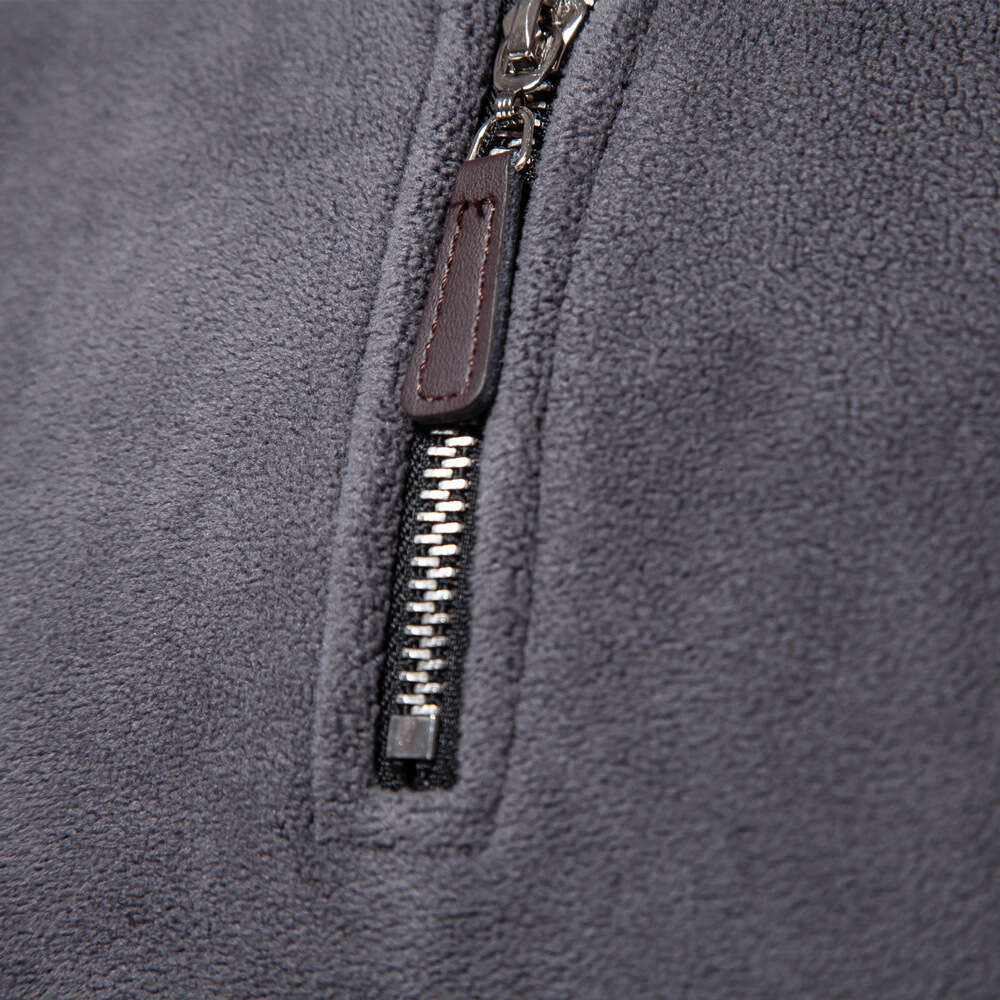 Autumn and Winter New Item Half Zipper Long Sleeve Sweatshirt Stand Up Collar Trendy Versatile Men's Fleece Top