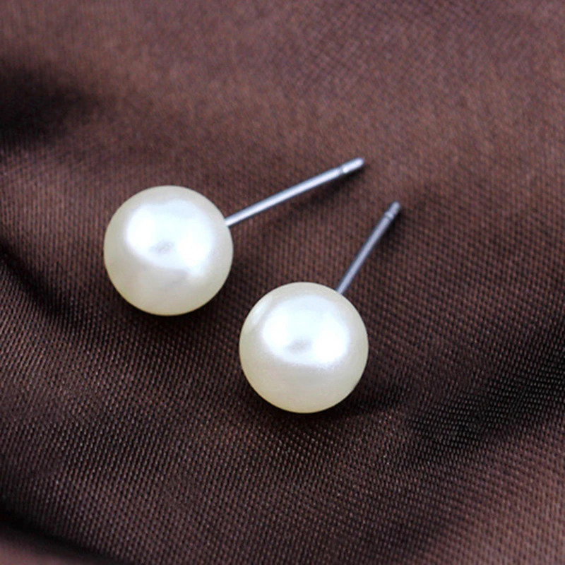 Fashion White Pearl Jewelry Sets y Rhinestone Ball Women Pearls Necklace Earrings Bracelet 250909