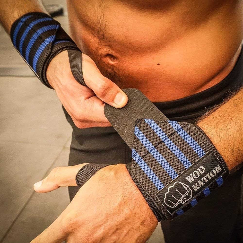 Nation Wrist Wraps for Weightlifting Strength Training Professional Gym Straps wThumb Loop for Men Women W250910