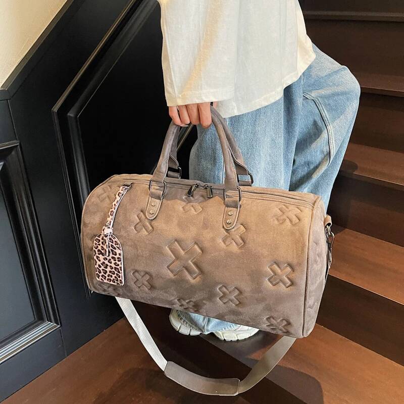 Fashionable Women s Travel Bag Handbag Women s Shoulder Bag Large Capacity Personalized Pattern Embossed Designer Bag Women s Crossbody Bag