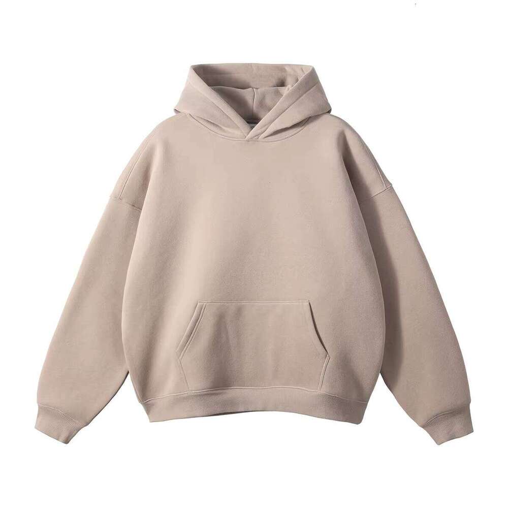 380GSM Heavy Solid Color Oversized Fashion Loose Thick Plain Hoodie