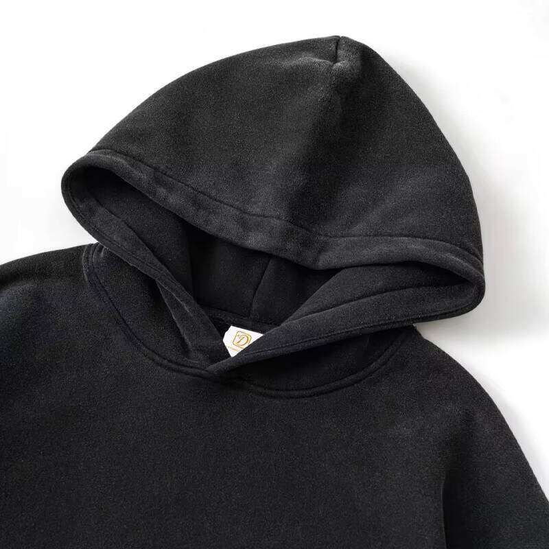 High Quality 340gsm Pullover Acid Washed Faded Wool Oversized Hoodie Streetwear