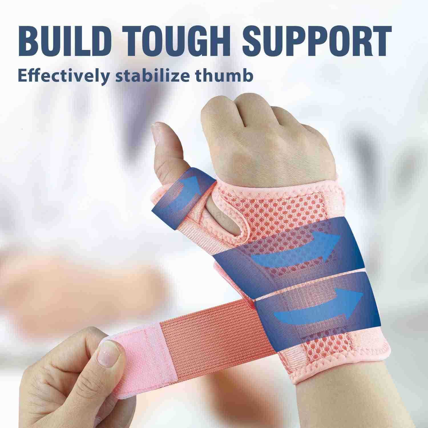 Brace Thumb Spica Splint for Right Hand or Left Hand for Arthritis Pain Support Trigger Thumb Splint and Stabilizer for Carpal Tunnel Pain Relief Tend