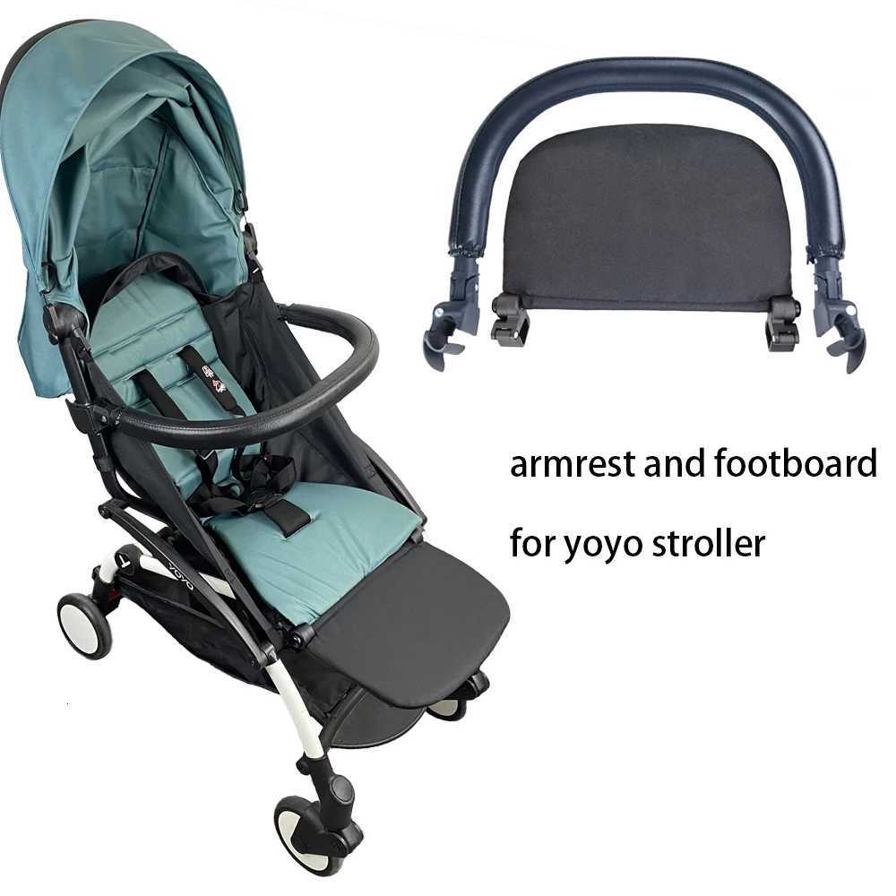 Baby Stroller Footboard Leather Cloth Material Handle Bar Stroller Accessories For Babyyoya Babytime Pram Bumper W250910