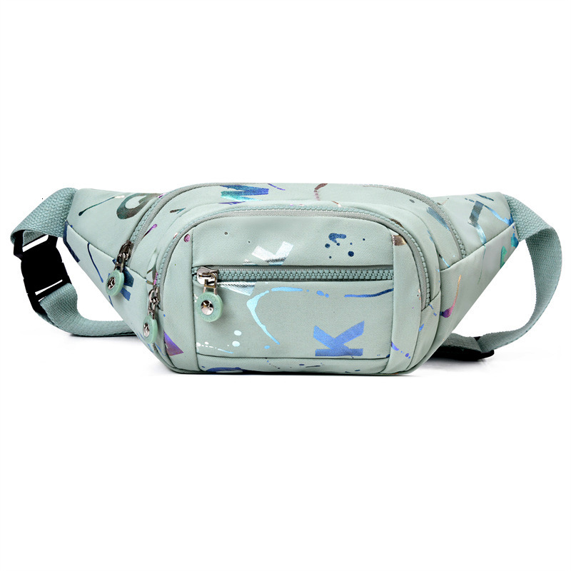 Women S Printed Oxford Cloth Designer Bag Large Capacity Waterproof Business Cashier Waist Bag Mom Multi Layer Free Shipping Practical Wear Resistant 