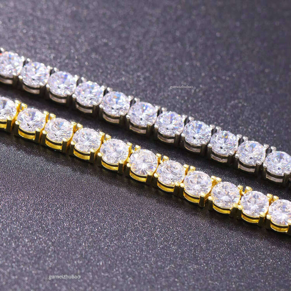 Fashion Pure Sier Ice Mesh Chain -- Hip-Hop Style Men's/Women's Moissanite Necklace Shining Gift