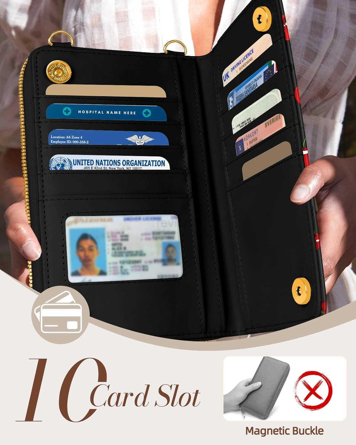 Cute Crossbody Purse Cell Phone Bags for Women Leather Cellphone Wallet Purse with Adjustable Shoulder RopeW250909