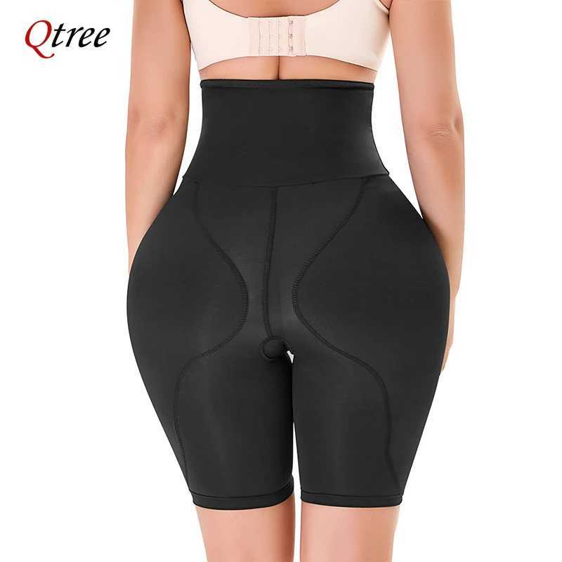 Qtree Women Hip Pads High Waist Panties Shapewear Tummy Shaper Fake Ass Butt Lifter Booty Enhancer Buttock Shorts Thigh Trimmer W250910