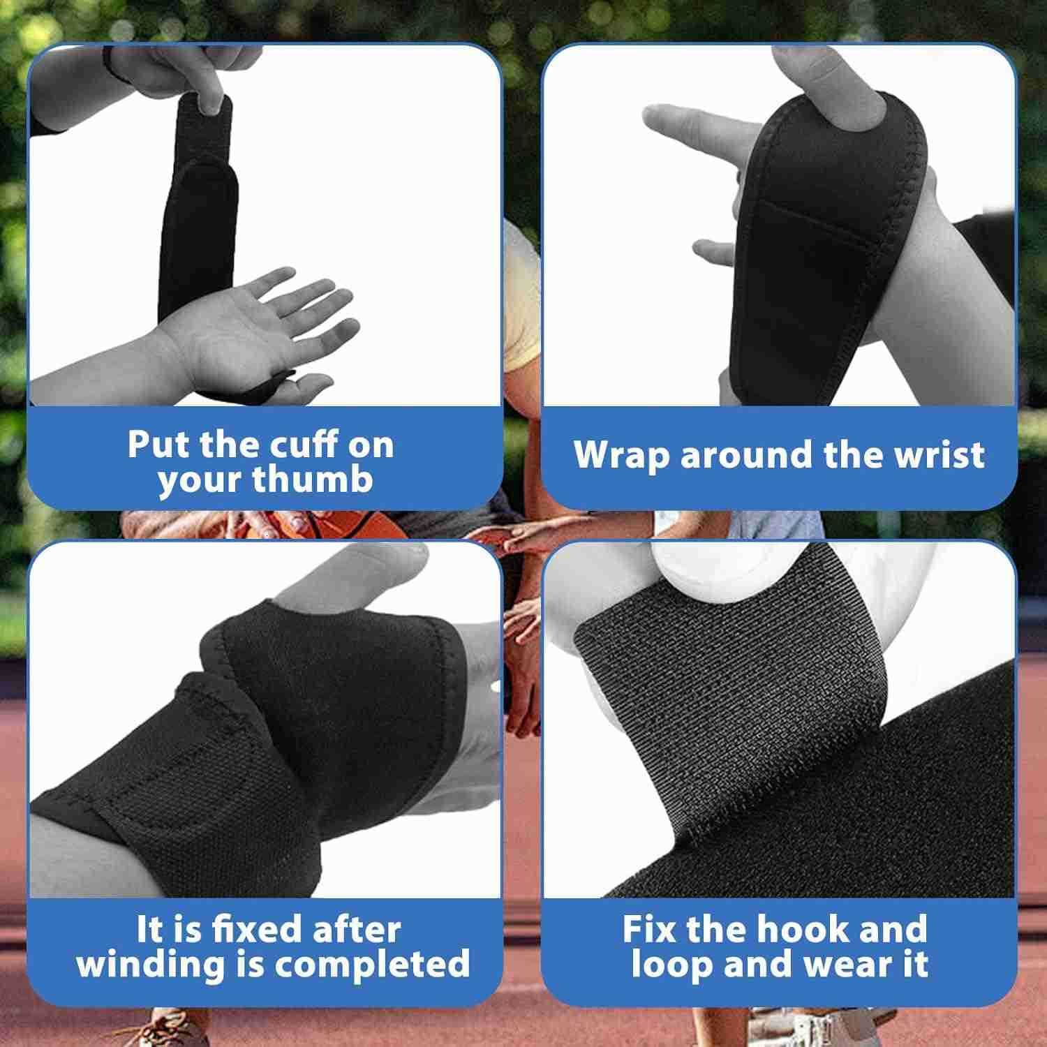 Wrist Support Brace 13 x 3 inches Wrist Braces for Sports and Daily Activities W250910