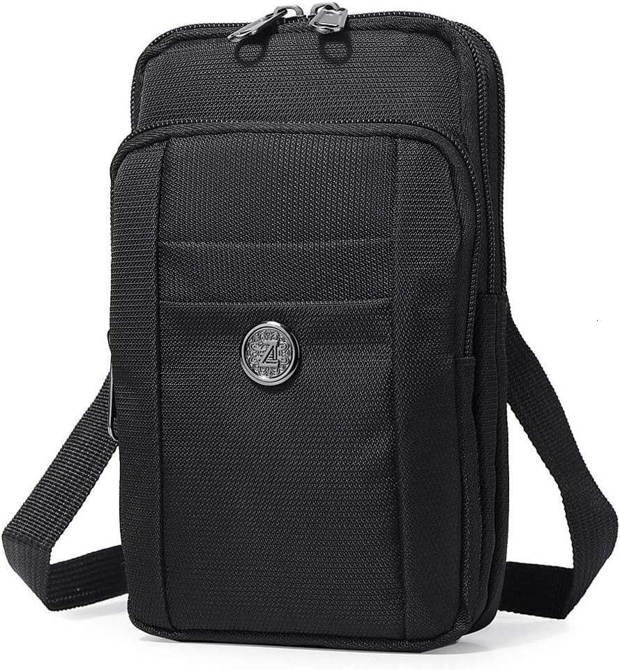 Oxford Fabric Multifunction Smart Phone Bag Case One Shoulder Waist Bag Diagonal Outdoor Cross Bag Z250910