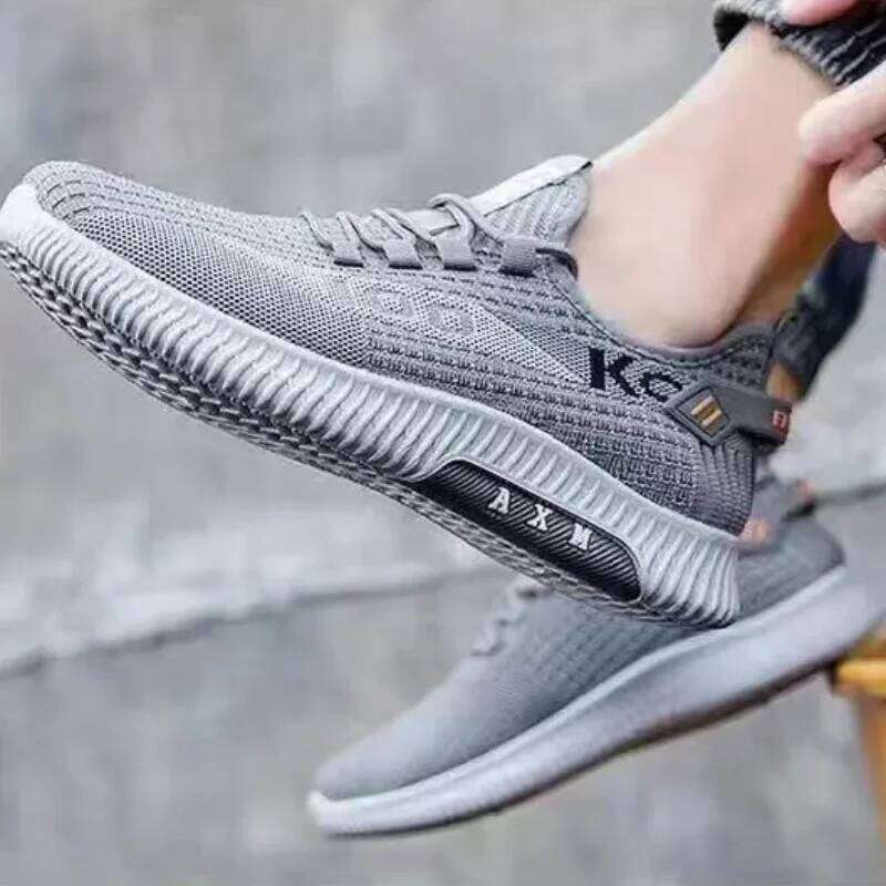 Summer New Casual Shoes Men's Breathable Mesh Sports Shoes Light and Comfortable Trendy Sports Shoes Zapatos De Hombre