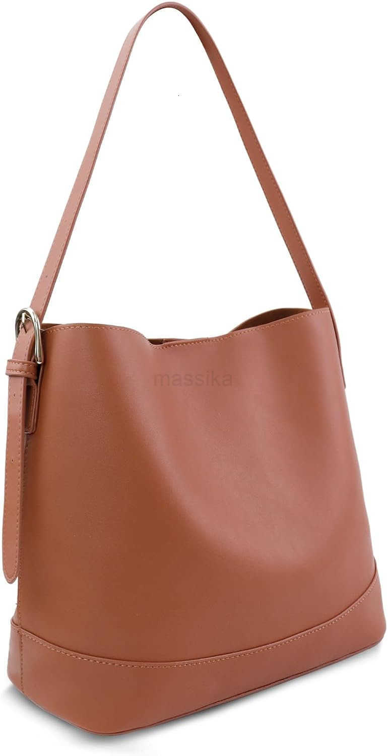 Bucket BagWomens Satchel Handbags TrendyLeather Shoulder Purses for WomenAdjustable Strap M250910