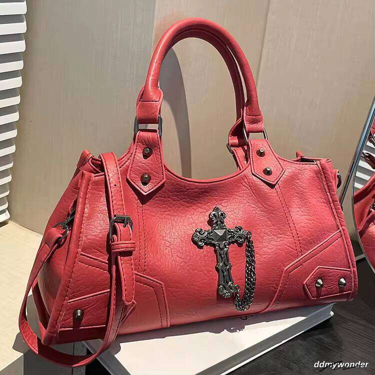Dhgargets New Spicy Girl Niche Motorcycle High-End Shoulder Bag ddmywonder ddmywonder