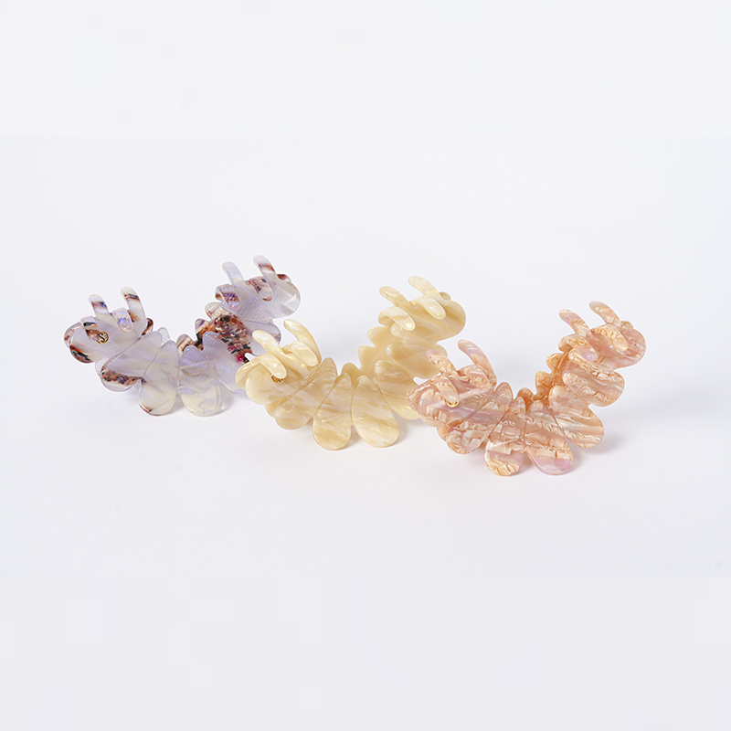 Temperament Acetic acid clip female back of the head shark clip ins hair clip outdoor versatile hair clip cute headwear