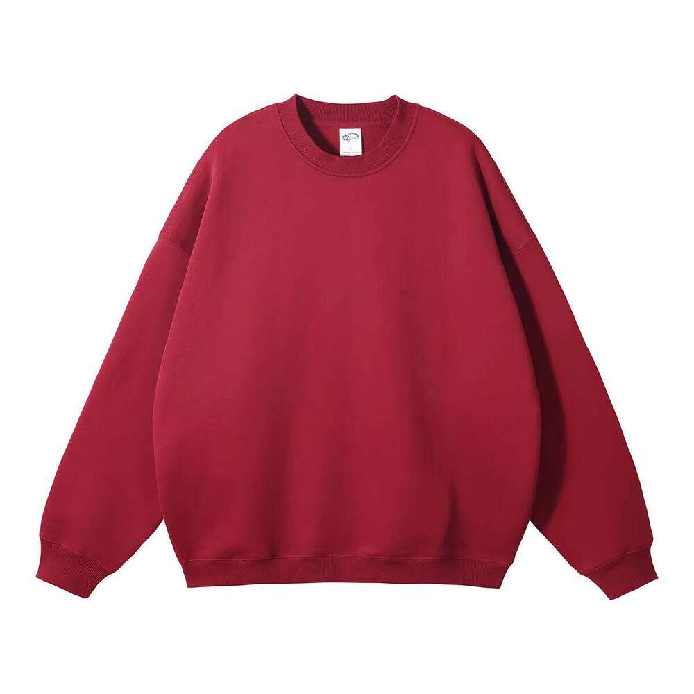 Oversized Drop Shoulder Sweater Pullover Without Hood Men's Hoodie