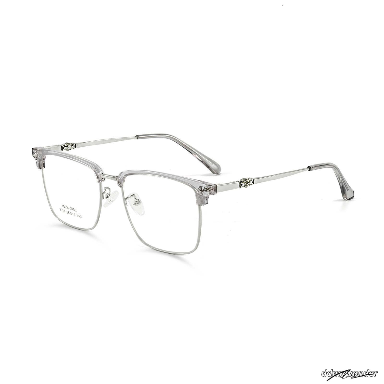 Designer For Women Men Business Anti-Blue Light Flat Mirror Glasses Square Frame Sunglasses Kp822 ddmywonder ddmywonder ddmywonder ddmywonder