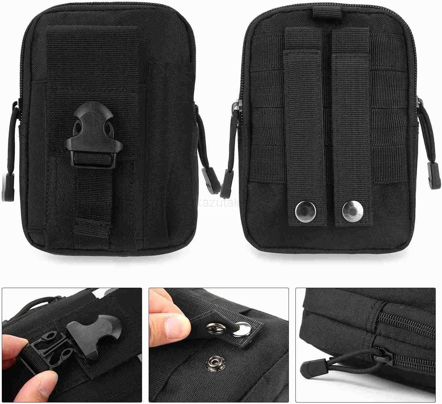 Tactical Waist Pouch EDC Molle Waist Bag Belt Phone Pouch Holster Purse Carrying Pouch for Smartphone Tools Z250910