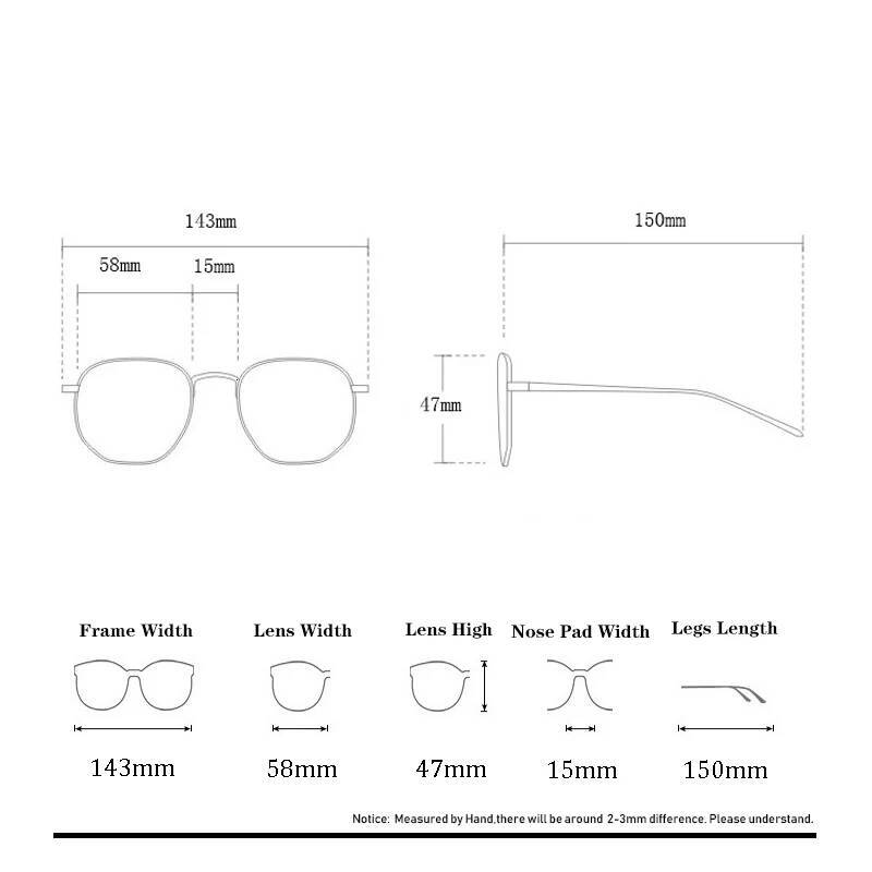 Fashion Small Round Frame Men Polarized Myopia Sunglasses Trend Wild Nearsighted Sun Glasses -1.0~-6.0 ddmythur