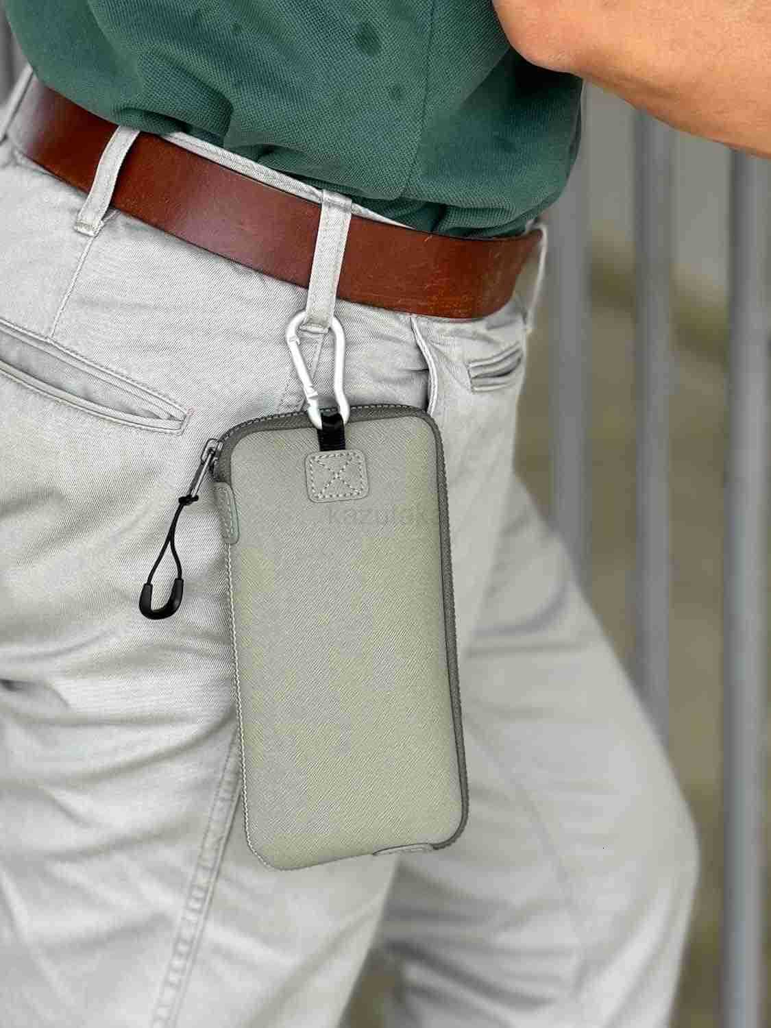 Phone Sleeve Lightweight Cell Phone Pouch for Mobile Protection Slim Fit and Durable with Clipon for Easy Carrying Enough for 61 to 69 Cellphone Olive