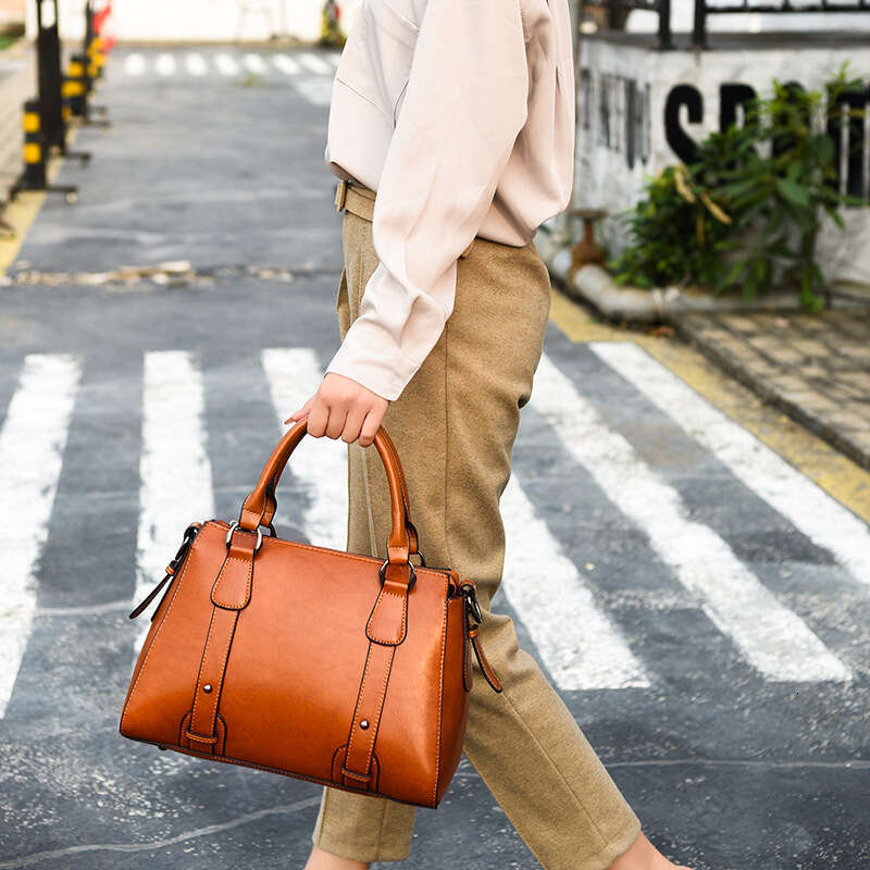 Women's New Genuine Leather Korean Style Crossbody Shoulder Bag for Women