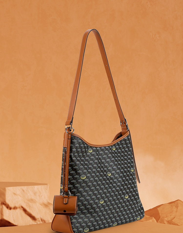 Presbyopia women's handbag fashion woven pattern large capacity women's bag high-end cross-border shoulder bag for work commuter bag