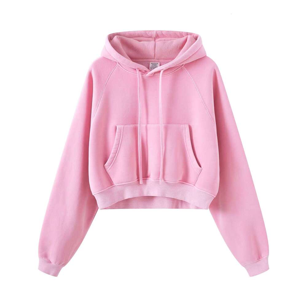 Winter Blank 360g Heavyweight Washed Cut High-Quality Cotton Hoodie Puff Print Screen Embroidery