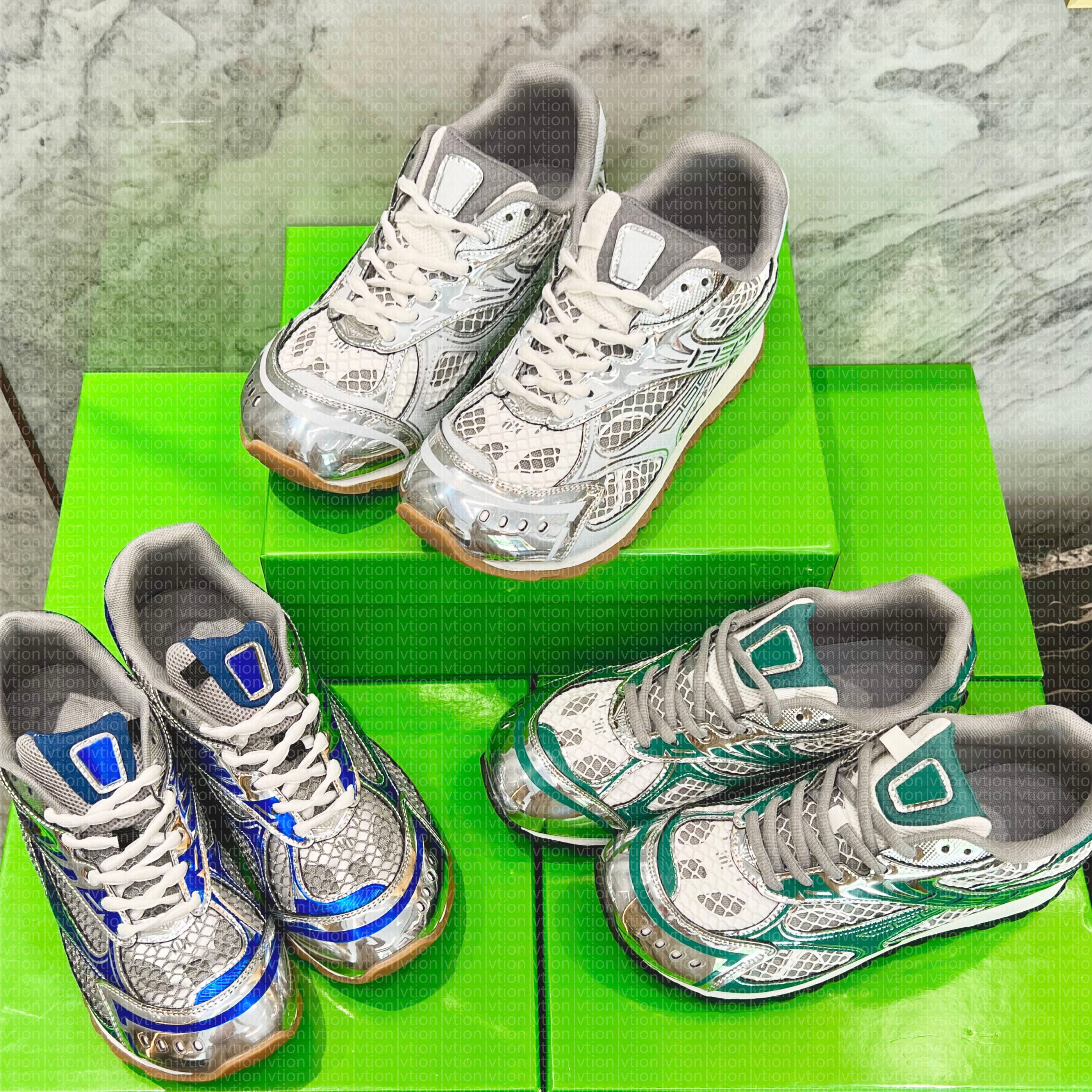 Designer sneakers Orbit Shoes men sneakers Orbit sneakers Women sneakers Leather Mesh Nylon Fabric Lace Up Casual shoes Thick Soled Mixed Color Running Shoes 35-48