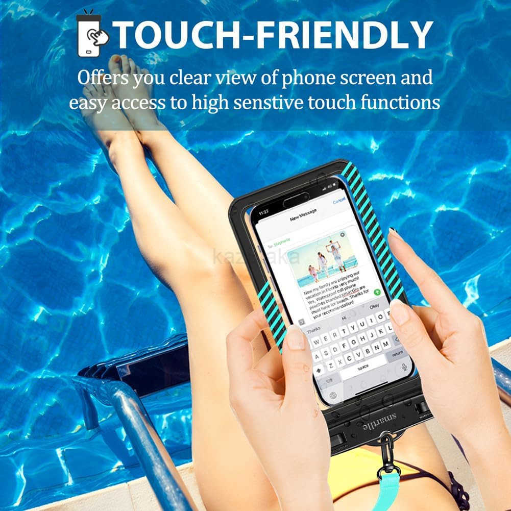 Waterproof Phone Pouches Bags Holder Cell Phone Water Protectors 4 Pack for Swimming IPX8 Waterproof Phone case Cover for iPhone 15 14 13 Pro Max 12 1