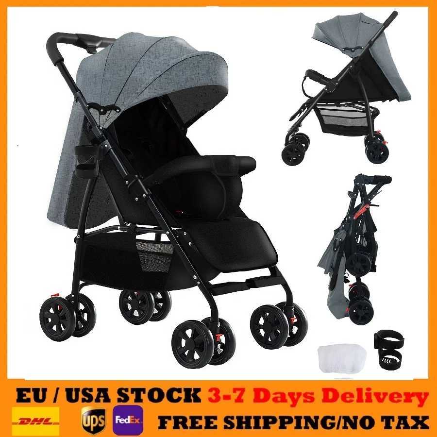 Light Baby Strollers Infant Travel System Stroller Baby Carriage Foldable Baby Stroller 3 in 1 Pram for Newborn Babies W250910