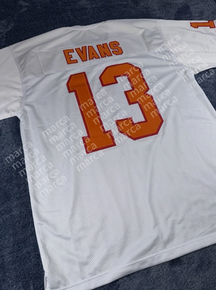 Personalized Custom 2025 New Football Jersey Buccaneerss Baker Mayfield Bucky Irving Tom Brady Rob Gronkowski Mike Evans Chris Godwin Vita Vea Antoine Winfield Jr