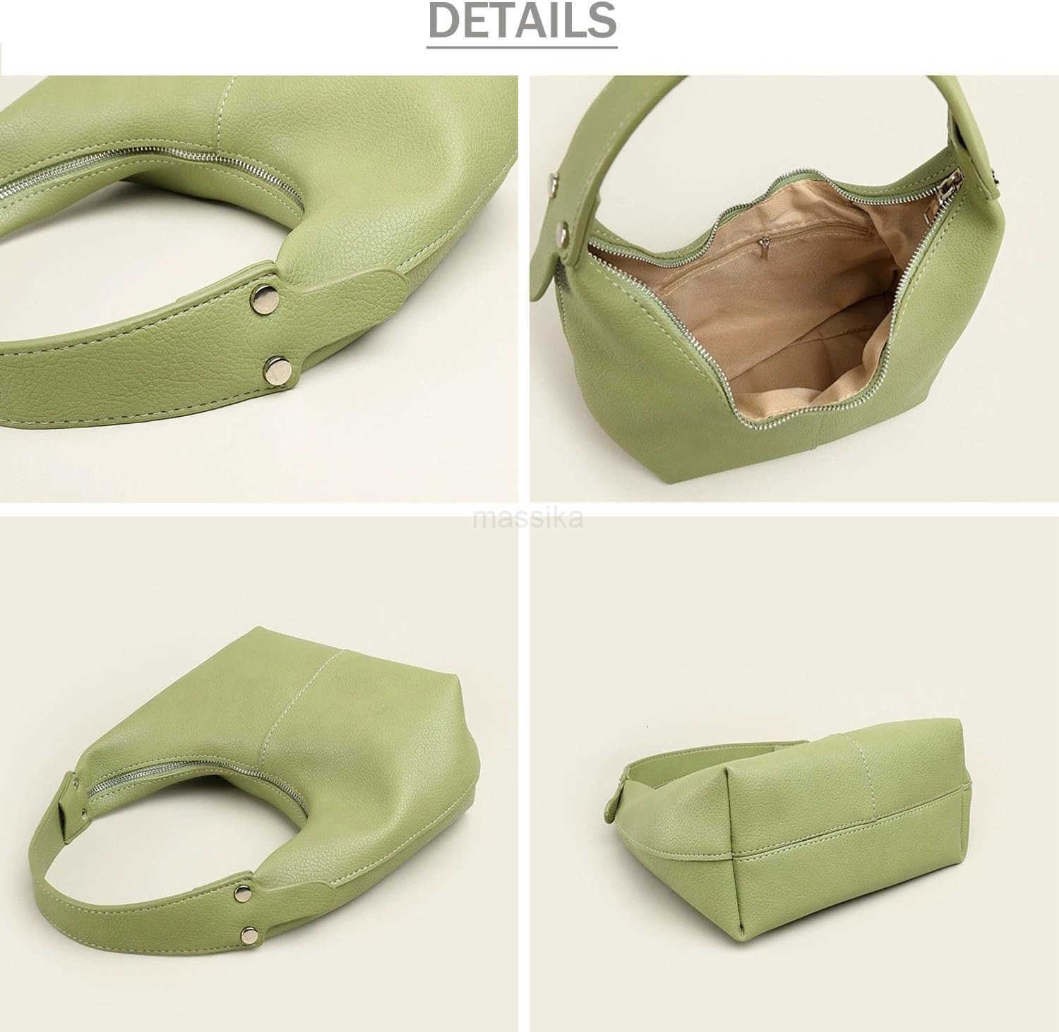 2025 Hobo Handbags Vegan Leather Shoulder Bags for Women Clutch Y2K Purse Handbags Tote Bag M250910