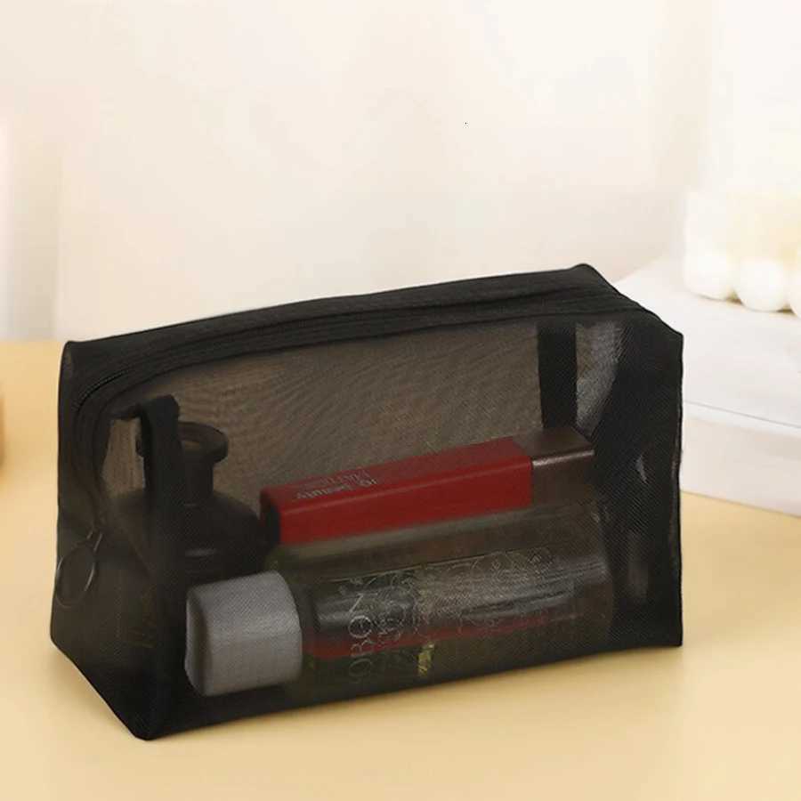 3piece transparent mesh set 3piece large capacity classified toiletry bag portable storage bagXJ250910