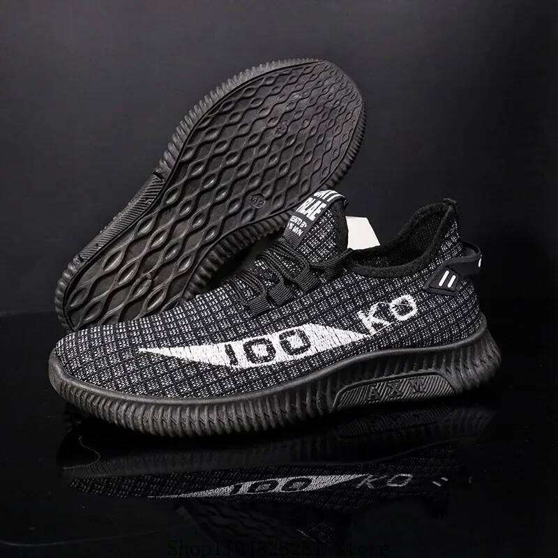 Breathable Mesh Sneakers Comfortable Casu al Sport Shoes Fashion Shoes Lightweight Deodorant Ou tdoors Shoes Plus Size 39-44