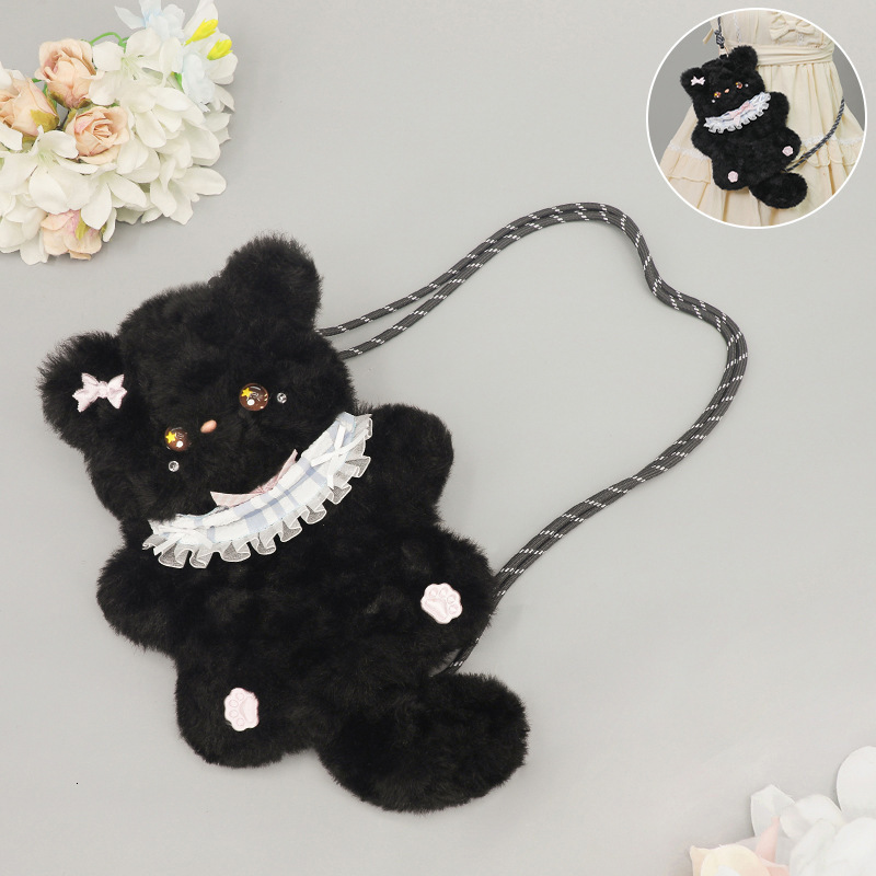 2025 designer's new plush cat cute crossbody bag