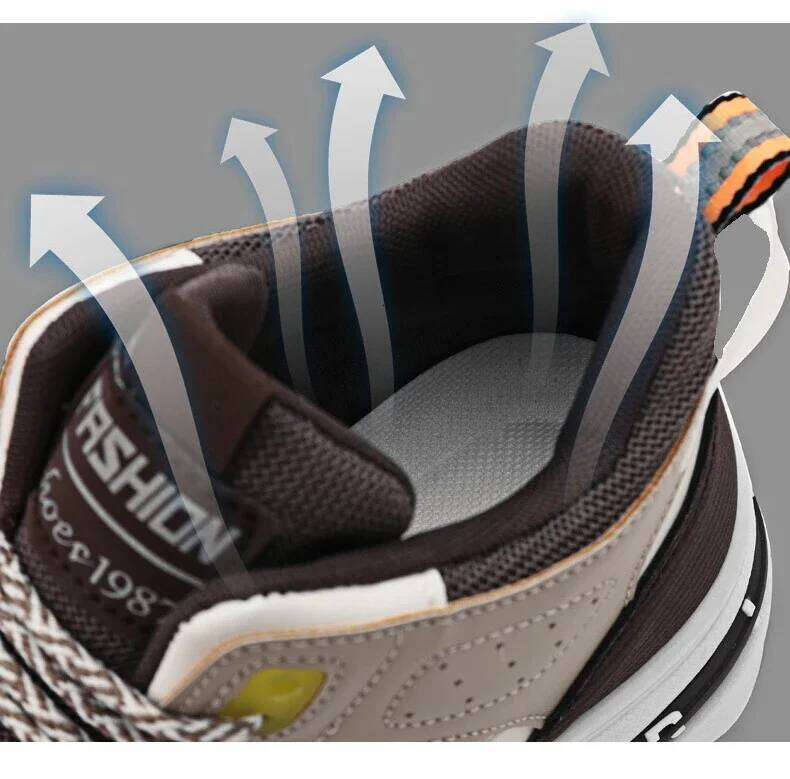 Running Shoes for Men Breathable Athletic Sport Shoes High Top Comfortable Soft Casual Sneakers Zapatillas Hombre 2024