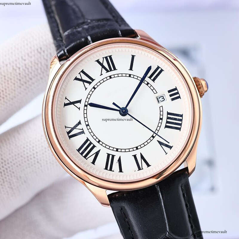 W6701010 Mens Automatic nical Cloned Watch 40mm Business Leather Chain montres Spitzenuhr Reloj superior Top of the e watch e6