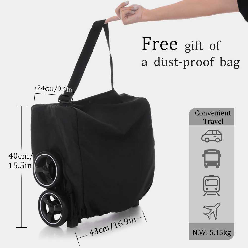 Lightweight Baby Stroller It Can Be Taken On The Plane Rapid Contraction Baby Stroller Travel Baby Stroller With Shoulder Straps W250910