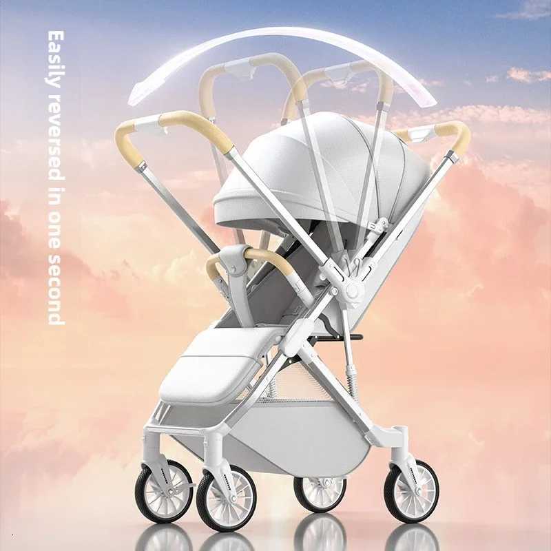 Highview Sitting and Lying Baby Stroller Twoway Shockabsorbing Foldable Portable Stroller for Newborns W250910
