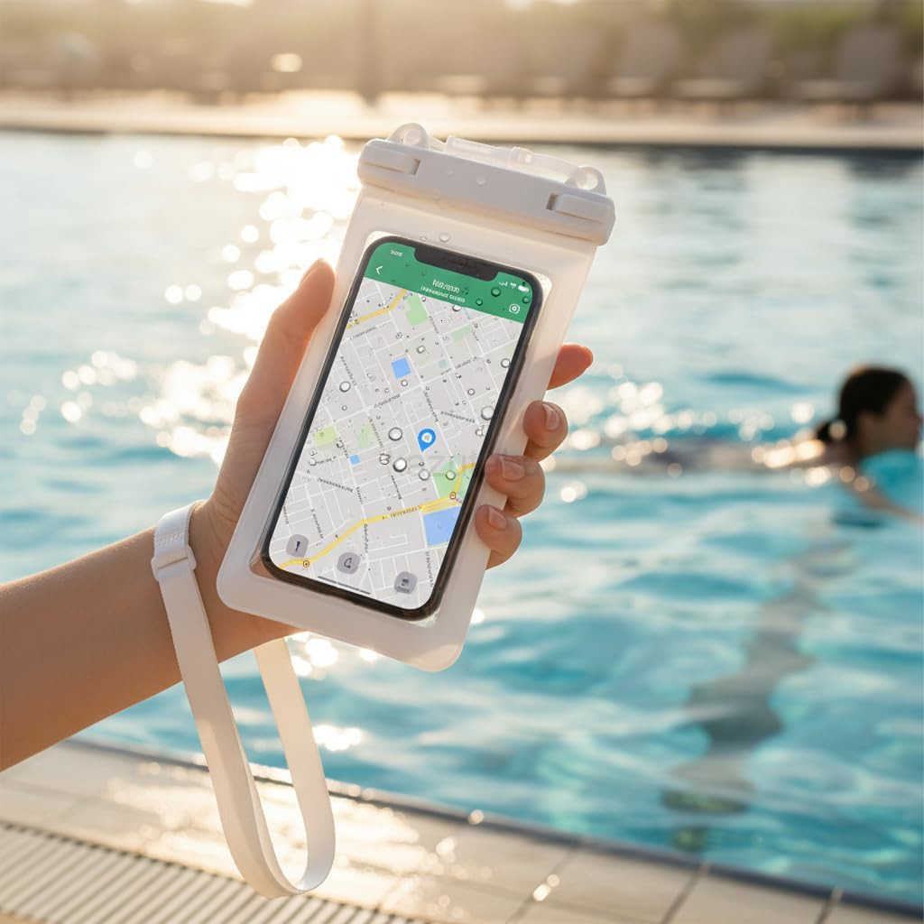 Waterproof Phone Pouch with Lanyard Waterproof Case for iPhone Android Underwater Phone Holder for Swimming Beach and Pool Clear Waterproof Bag for Ce